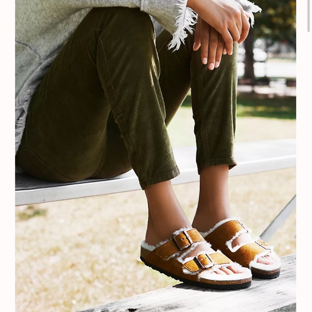 Arizona Birkenstock/Mink Fur